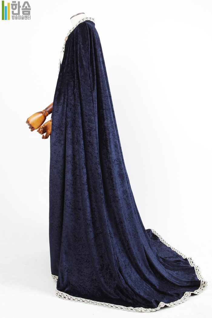 7015.벨벳망토(고급)-네이비